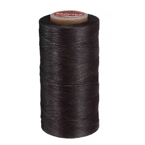 Flat Leather Sewing Waxed Thread 270m/295 Yds Polyester Wax String 150D Wax Stitching Cord for Leath