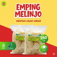 Raw Melinjo Crackers, Slightly Wide, 3-4 Original Limpung Seeds, 250g
