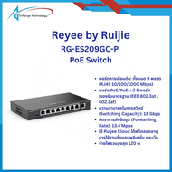 Ruijie RG-ES209GC-P – สวิตช์ PoE สำหรับกล้องและเครือข่ายองค์กร กล่องกระจายสัญญาณอินเทอร์เน็ต