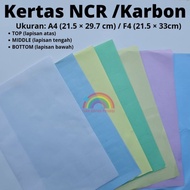 CGKR kertas NCR/karbon/nota isi 500 pcs (1rim) ukuran A4/F4