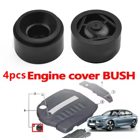 4pcs For BMW Engine Cover Rubber Mount Bushing #13717588501 For BMW 1 2 3 4 5 7 X1 X3 X4 X 5 X6 E81 
