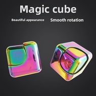 Fingertip Gyro Metal Gyro Colorful Square Gyro Finger Gyro Rubik's Cube Gyro Adult Toy Decompression