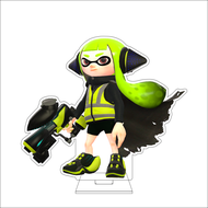 Bandai | 16CM Anime Splatoon Cosplay Acrylic Figure Stand Plate Mantarō‌ Utsuho‌ ‌Fuka‌ Ornaments Gi