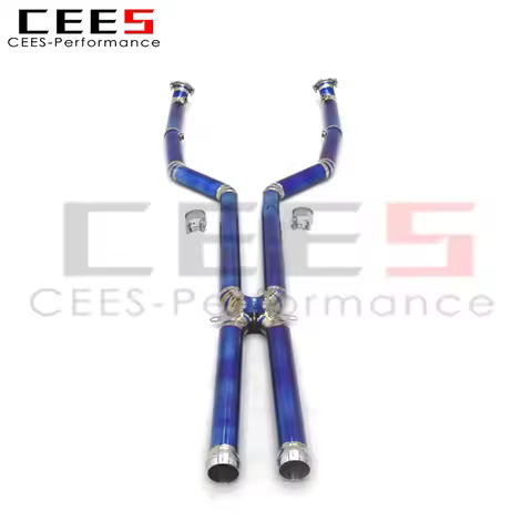 Factory outlet Titanium X pipe Mid pipe For BMW M3 E90 E92 E93 4.0L 2007-2013 Burnt Blue Exhaust Mid