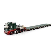 WSI 1: 50 MB MP5 8X4 Flatbed Trailer Model KAHL SCHWERLAST 01-4414