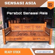 Sofa Daybed Kerusi Kayu Jati/Daybed jati