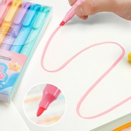 KIN Highlighter Pen Double-Head Highlighter Markers Fluorescent Pen Highlighters Set Bible Marker Pe