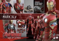 全新 啡盒未開封 Hot Toys 1/4 Iron Man Mark XLV QS006 Mark45