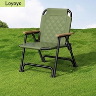 Outdoor recliner folding chair portable Kermit camping chair with backrest fishing stool night marke