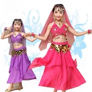 Lehenga Kids indian costume kids deepavali kids clothes Kids Indian Dance Performance Costume Set Ch