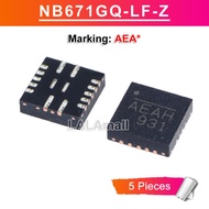 5pcs NB671GQ-LF-Z QFN NB671GQ Marking AEA AEAD AEAE AEAF AEAG AEAH AEAK SMD Chip IC new original