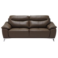 SB Design Square SB FURNITURE โซฟา 3 ที่นั่ง รุ่น Gloommy สีน้ำตาลเข้ม (207x96x95 ซม.)