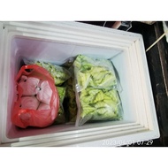 Ketupat palas dan serunding ikan