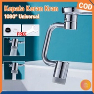 Universal Splash Filter Faucet Extender 1080 Degree Connection Robotic Arm Rotation