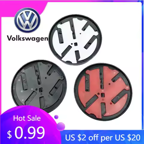 For VW Volkswagen Jetta MK5 Golf 110mm Emblem Backing Plate for Volkswagen Golf 6/7/7.5 Polo/Passat/