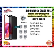 (RM5.99) (Full Privacy+HD) Oppo A94 A95 A93 A92 A74 A91 R17 Pro/R15 Pro/R9s Anti Peeking Privacy 9H 
