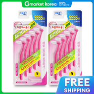 Everden L-Shaped Interdental Brush SSSS (0.4mm) 5-Count (2 Packs) Dupont