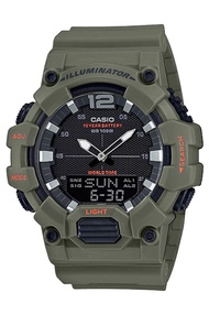 Casio Standard นาฬิกาข้อมือผู้ชาย สายเรซิน รุ่น  HDC-700,HDC-700-3A2 - สีเขียว