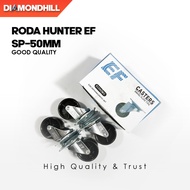 EF SP-50MM HUNTER WHEELS | CASTER NYLON BLACK 50MM DISPLAY TROLLEY WHEELS