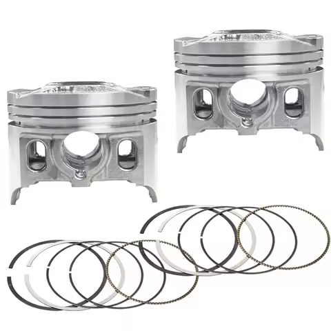 2pcs 62mm Piston Rings Kit for Kawasaki Ninja250 86-07 GPX250R 88-07 ZZR250 90-07 EL250 Eliminator 2