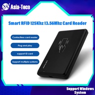 USB Smart RFID Card Reader Access Control System 125Khz 13.56Mhz NFC Proximity Sensor Card Reader