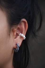 脊椎骨節純銀耳骨夾 暗黑美學手工無耳洞耳夾耳掛