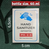 Sticker Hand Sanitizer Uk Botol 60Ml