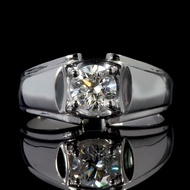 Diamond Ring แหวนเพชร(มีใบเซอร์ IGI) เพชรแท้ทรงกลม 1.00 กะรัต น้ำ G ความสะอาดระดับ VS2 และตัวเรือนเป