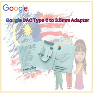 Google G019B DAC Type C to 3.5mm Headphone Adapter HD Audio Cable Adapter For Google Pixel 6 7 5 Pro