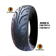 FKR RS900 120/70-14 / 140/60-13 Scooter Tyre Motor Tubeless Tyre / Tayar  Belakang Honda Vario 160 S