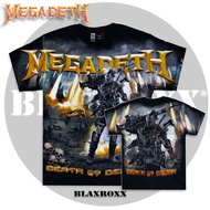 BLAXROXX® | ลิขสิทธิ์แท้ Megadeth® | [MGD020] | เสื้อวง OVP สีจม | GILDAN Ultra Cotton