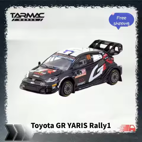 【In Stock】TW 1:64 Toyota GR YARIS Rally1 Cast Alloy Model Car, Ideal Gift for Festivals, Collection 