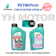 PETRONAS SPRINTA 4T F100 F300 F700 A700 ENGINE OIL SEMI SYNTHETIC 100% ORIGINAL SIRIM MALAYSIA
