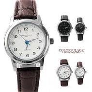 Valentino范倫鐵諾 經典格紋數字真皮手錶腕錶 情人對錶【NE1088】原廠公司貨 單支