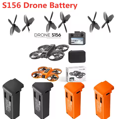 S156 Optical Flow Remote Control RC Drone Quadcopter Spare Parts 3.7V 1800Mah Battery USB Controller