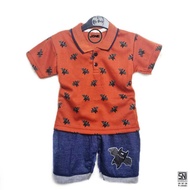 BOBOBAM BABY BOY CLOTHES CUTE BOYS SUITS BOYS SUITS 6-12 MONTHS COOL TRENDY CURRENT WANGKI COLLAR B4