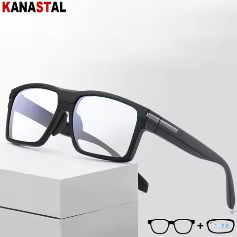 Men's Optical CR39 Lenses Myopia Presbyopic Eyewear Women Blue Light Blocking Prescription Reading G