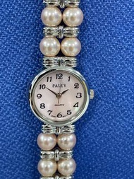 PALEY Ladies imitation pearls quartz watch 女裝仿珍珠英手表 手錶 No bargaining 不議價🙏