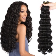 REHANA HAIR Curly Hair Extensions Deep Wave Hair Embroidery Braided Hair Extensions Curly Braiding H