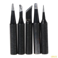 Lidu12 5 Pcs Lead-Free Soldering Solder Iron Tips 900M-T For Hakko 936 SAIKE 909D 852 9