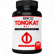 Tongkat Ali Bath Salts - 500 Mg Tongkat Ali - Traditional Medicinal Plant Extract，60 Capsules