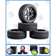 Set Roda Sport Rim Pattern BBS With Touring Racing Tire Set For 1/10 R/C Touring Car / R/C Car