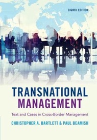 Transnational Management : Text and Cases in Cross-Border Management by Christopher A. Bartlett (UK edition, paperback)