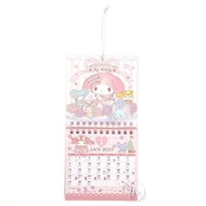 Sanrio - My Melody 港版 2023年 迷你 掛牆 年曆 座檯 兩用 月曆 日曆 桌曆 美樂蒂 香港假期