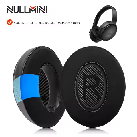 NullMini Replacement Earpads for Bose QC35, QC35II, QuietComfort 35, 35II Headphones Cooling Gel Ear