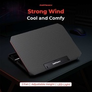 Laptop Cooling Pad Cooling Fan Stand 2 Fans, Keeps Laptop Temperature Cool with Ergonomic Design - Q