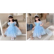 Kostum Frozen Elsa 39 Dress Princess Payet Baju Anak Tangan Balon IS