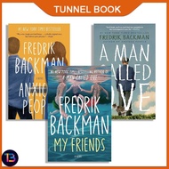 Man Called Ovea | Anxious People | My Friends by Fredrik Backman - TunnelBook