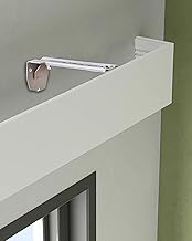 Curtain Track 10.5 cm Height Curtain Decor Valance Only - Wall Mounted, White Blackout Curtain Pelme
