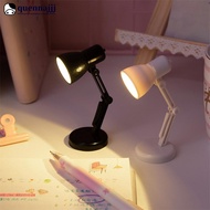 QUENNA Mini Table Lamp Foldable Desk Lamp LED Bedroom Study Reading Book Lamps Eye Protection Bedside Night Light C1G7